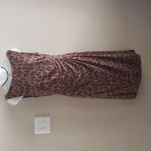 Ralph Lauren Animal Print Sheath Dress